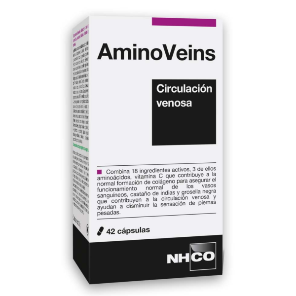 AminoVeins, Varices, Circulación y Piernas Cansadas, es un suplemento que mejora la salud a través de una buena circulación sanguínea.