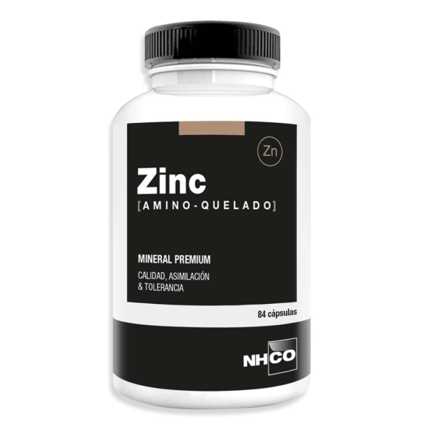 Amino Zinc, suplemento nutricional con la dosis óptima de zinc, esencial en funciones vitales. Enriquecido con aminoácidos, para mejorar la absorción.