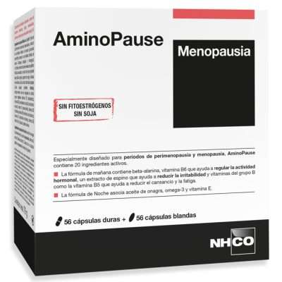 AminoPause - Menopausia, es un suplemento diseñado para aliviar los sintomas asociados a la perimenopausia y la menopausia.